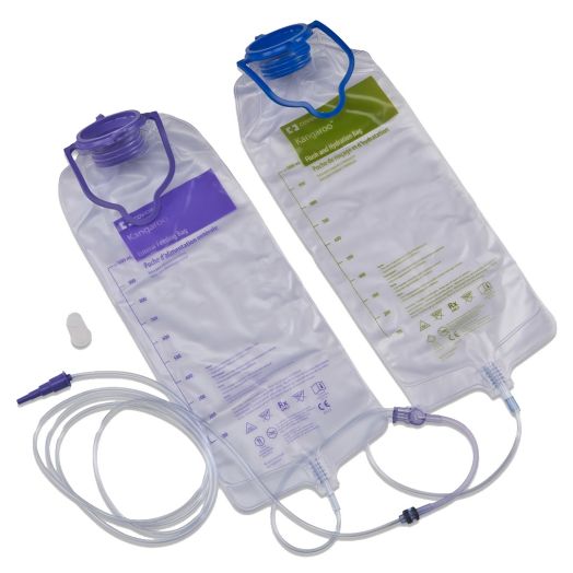 Cardinal Health Kangaroo Joey Enteral Feeding Pump Set, 1000 mL Feed with 1000 mL Flush