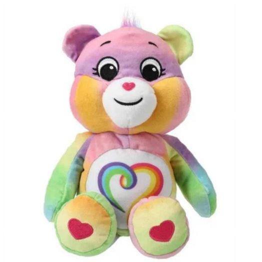 Care Bears Dark Pink Togetherness Bear Plush 11" Dark Pink Stuffed Bear 11" High Caring For The Earth