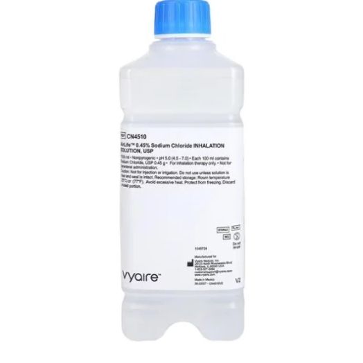 CareFusion AirLife 0.45% Sodium Chloride for Inhalation USP, 500 mL