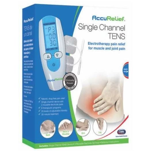 Carex AccuRelief Single Channel TENS Electrotherapy Pain Relief System