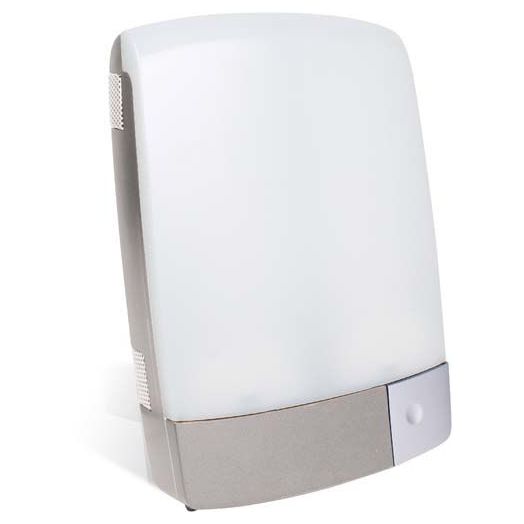 Carex SunLite Bright Light Therapy Lamp, Silver