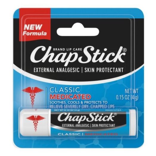 ChapStick Classic Medicated Lip Balm, 0.15 Ounce (Pack of 6)