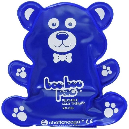 Chattanooga Boo-Boo Pac Reusable Cold Pack, Bear Shape Royal Blue