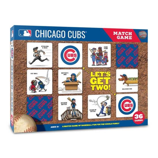 YouTheFan MLB Chicago Cubs Memory Match Game