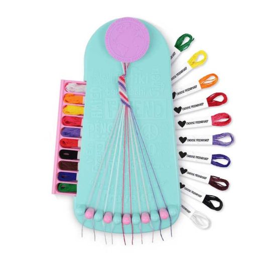 Choose Friendship My Friendship Bracelet Maker Cotton Candy 20 Pre-Cut Threads