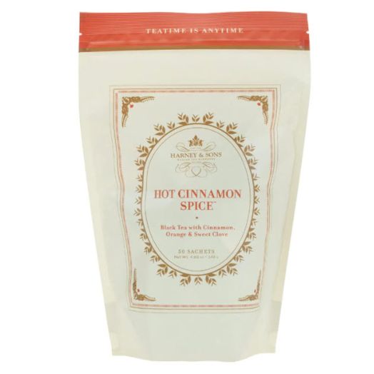 Harney and Sons Hot Cinnamon Spice, 50 Sachets
