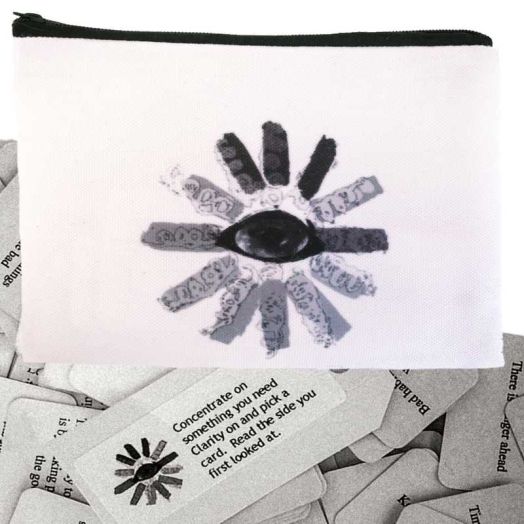 CLARITY Power Pack - Fortune Telling Cards - Miniature Clarification Cards - 166 Fortunes on Front and Back with Zip Bag