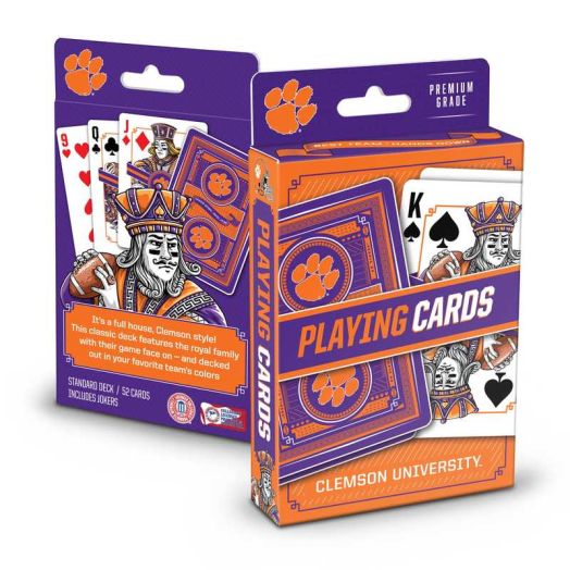 YouTheFan NCAA Clemson Tigers Classic Series Playing Cards