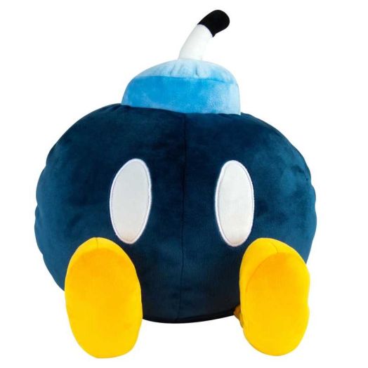 Club Mocchi- Mocchi- Super Mario Bob-Omb Junior, Super Soft 6" Plush Toy