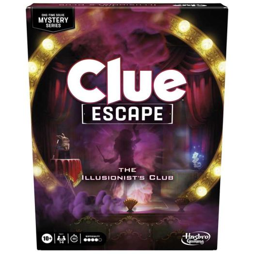 Clue Escape: The Illusionist's Club Escape Room and Mystery Board Game