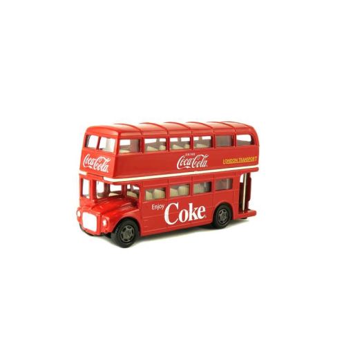 Coca-Cola 1/64 Scale Routemaster London Double Decker Diecast Tour Bus (Collectible Toy Vehicle)