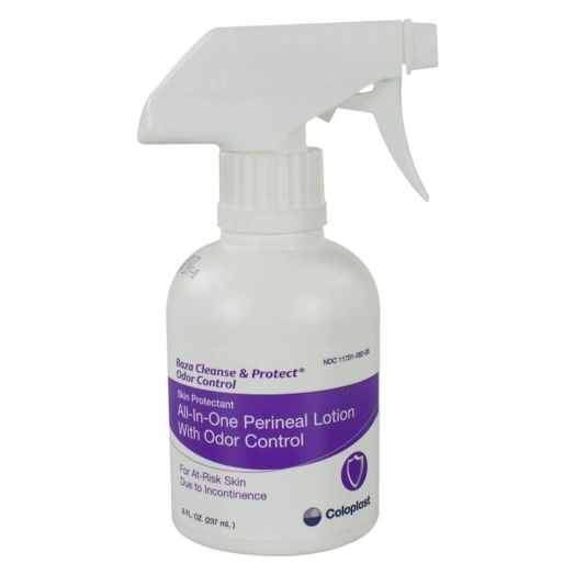 Coloplast Baza Cleanse & Protect Lotion, 8 Ounce Spray Odor Control
