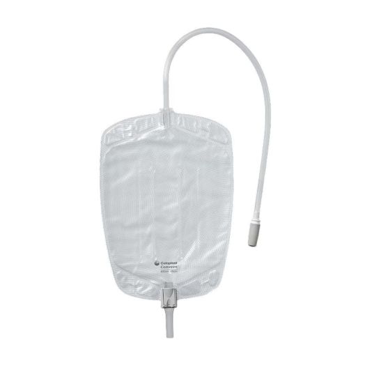 Coloplast Conveen Security+ Contour Leg Bag, Medium 21 oz 600 mL with 18" Tubing