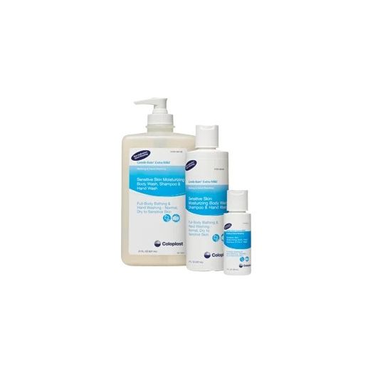 Coloplast Gentle Rain Extra Mild Shampoo Body Wash Hand Wash, 8 oz