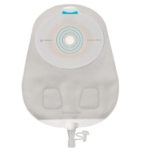 Coloplast SenSura 1-Piece Urostomy Pouch, Standard Wear Cut-to-Fit Flat Soft Outlet Maxi Box of 10