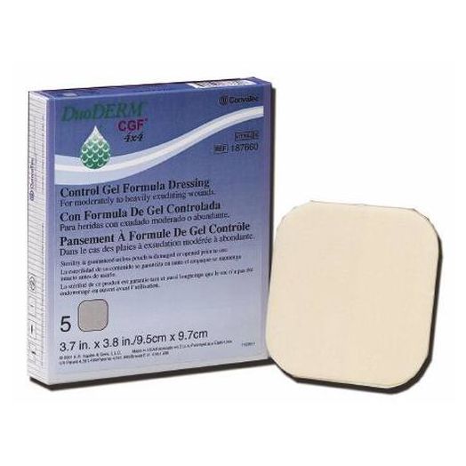 ConvaTec DuoDERM CGF Sterile Hydrocolloid Dressing, Square 6 x 6 Inch