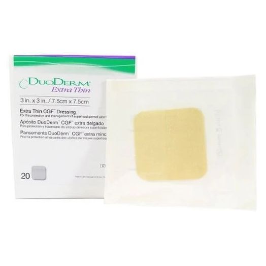 ConvaTec DuoDERM Extra Thin Hydrocolloid Dressing, Oval 4 x 6 Inch