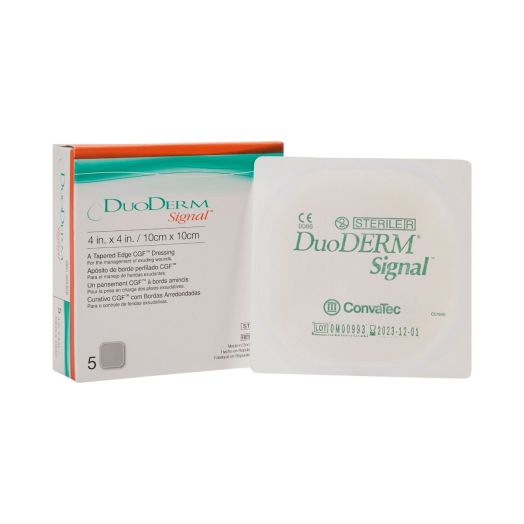 ConvaTec DuoDERM Signal Hydrocolloid Dressing, Oval 4.5 x 7.5 Inch