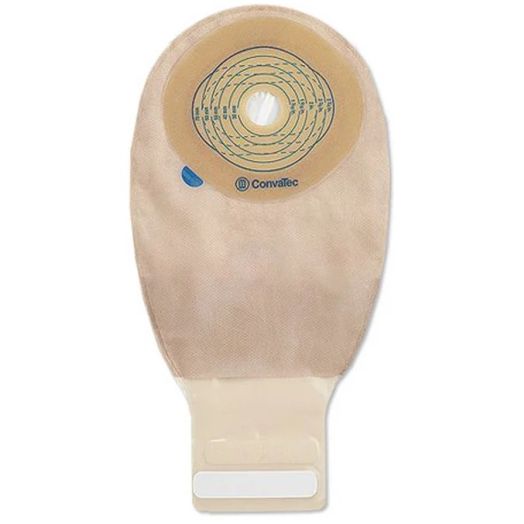 ConvaTec Esteem One-Piece Drainable Pouch, 12 Inch Transparent Box of 10