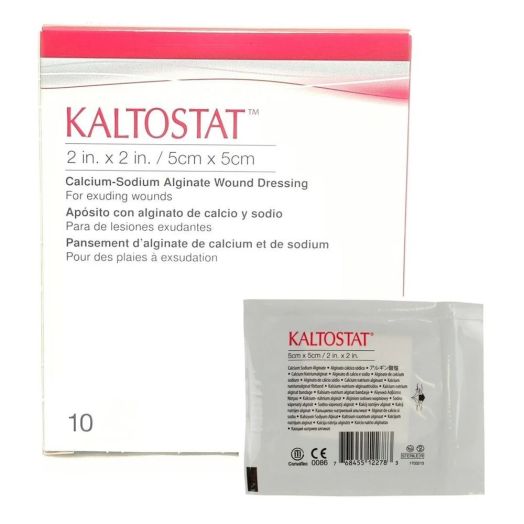 ConvaTec KALTOSTAT Calcium Sodium Alginate Dressing, 3 x 4-3/4 Inch