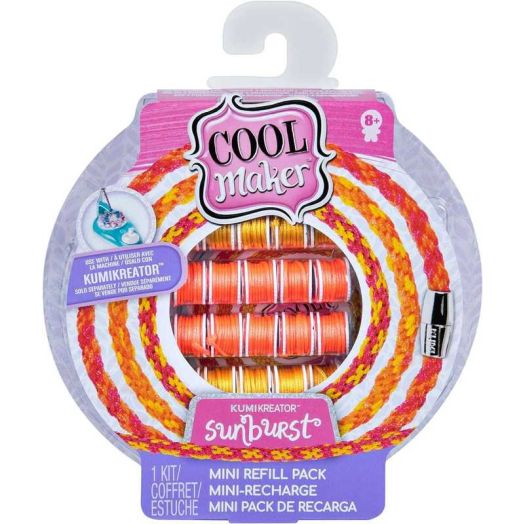 Cool Maker, KumiKreator Candy Mini Fashion Pack Refill, Friendship Bracelet Activity Kit