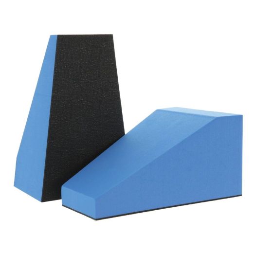 Core Products Adult Pelvic Sacral Block, Blue 1.25-4 H x 8 L x 5 W Inches