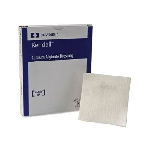 Covidien Kendall Calcium Alginate Dressing, 4 x 5.5 Inch Sterile