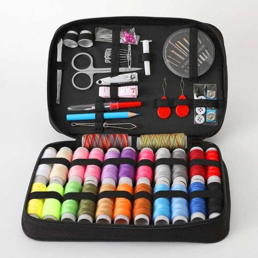 Sewing Kit for Home, Travel & Emergencies - Filled with Quality Notions Scissor & Thread - Great Gift