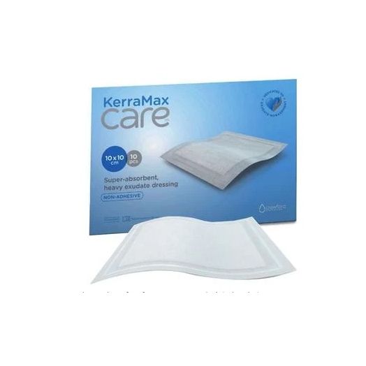 Crawford Healthcare KerraMax Care Super-Absorbent Dressing, 4 x 9 Inch