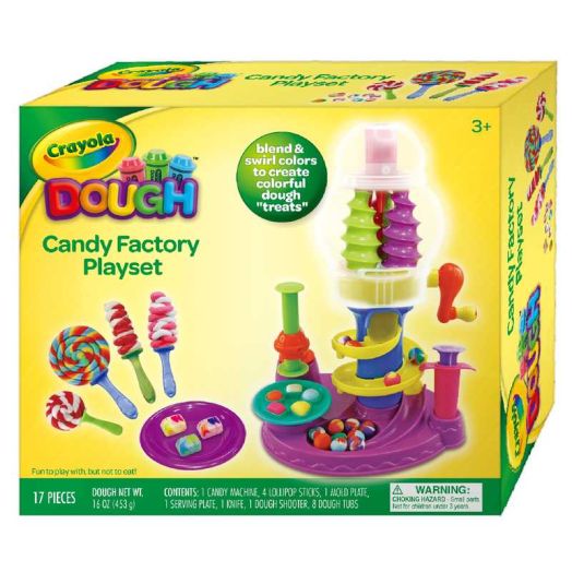 Crayola Candy Playset with 17+ Pieces & 8 Tubs of Dough