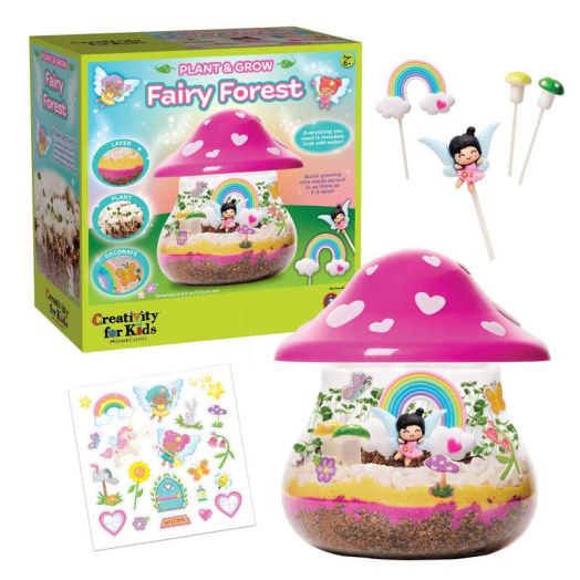 Creativity for Kids Fairy Forest Garden- Easter Basket Filler | Beginner Craft Kit and STEAM Toys ( Ages 6+)