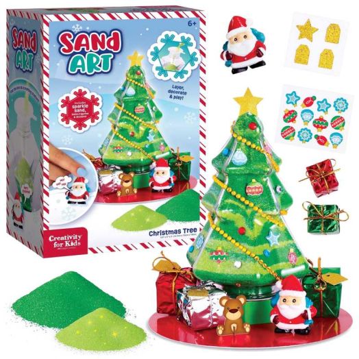 Creativity for Kids Sand Art Kit: Christmas Tree, Kids Gifts and Sand Art Crafts for Ages (6+)
