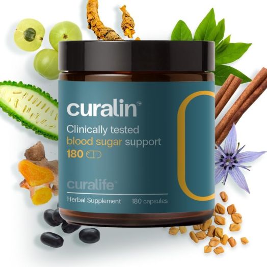 CuraLife Dietary Supplement, CuraLin Blood Sugar Support Supplement, 180 Capsules