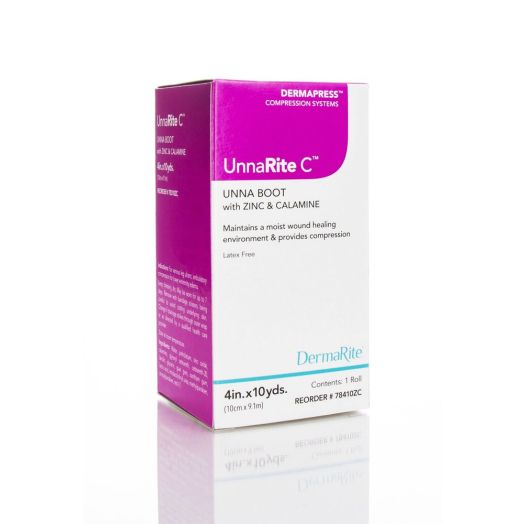 Dermarite Industries UnnaRite C Unna Boot with Zinc and Calamine, 3 Inch x 10 Yards