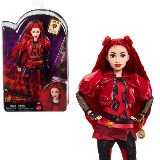 Disney Descendants: The Rise of Red Fashion Doll & Accessory, Red, Daughter of Queen of Hearts