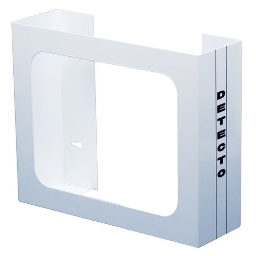 DETECTO Universal Mild Steel Glove Box Holder, White Medium 12 W x 10 H x 4 D Inch