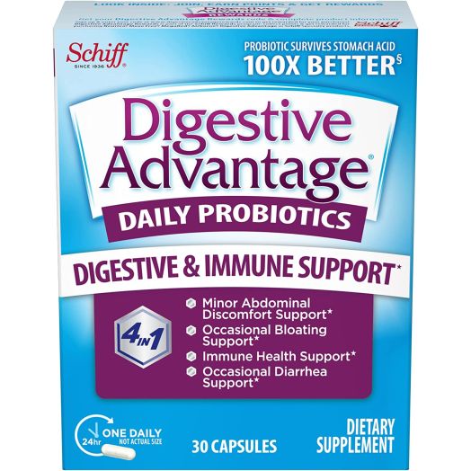 Digestive Advantage Daily Probiotic, 30 Capsules  (Packaging May Vary)