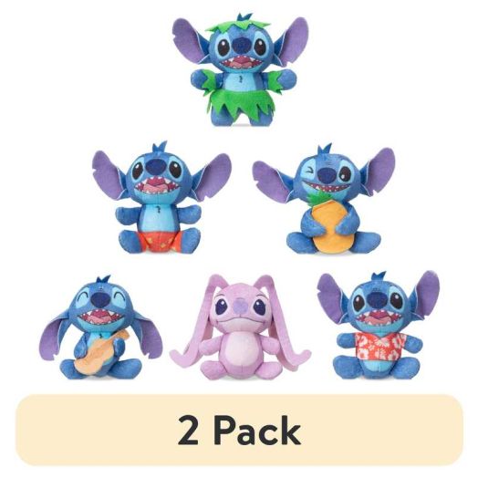 (2 pack) Micro Teenies Disney Stitch Plush Toys Assortment, Great for Ages 3 and up, Styles May Vary, 1 Piece