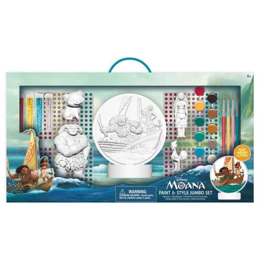 Disney Moana Paint and Style Jumbo Set