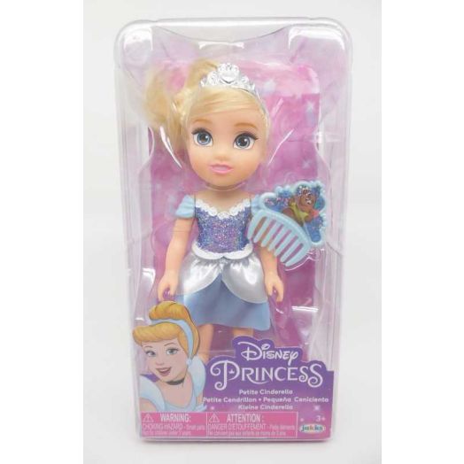 Disney Princess 6" Petite Cinderella with Glittered Molded Bodice