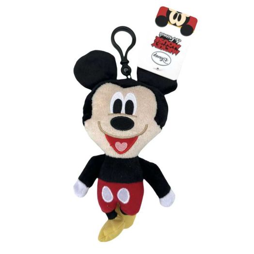 Disney's Mickey Mouse Plush Toy w/Secret Pocket (6in) -Mickey Plush keychain