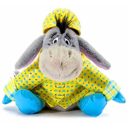 Disney Winnie the Pooh Eeyore Plush [in Rainwear]