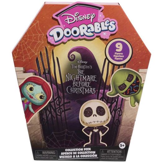 Disney Doorables Tim Burton's The Nightmare Before Christmas Collection Peek, Boy and Girl Age 5 Up