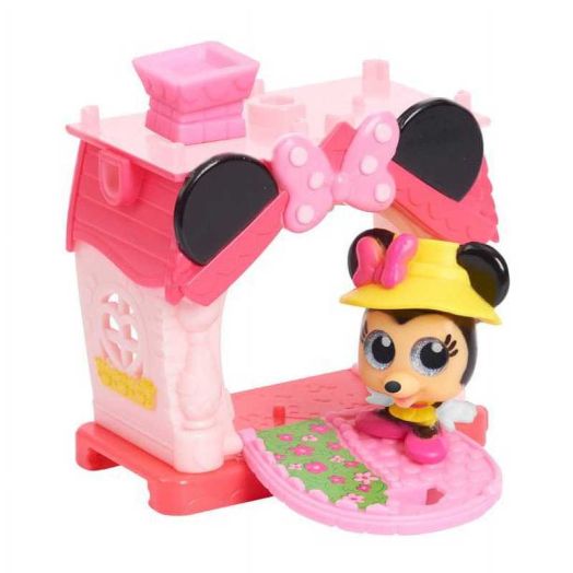 Disney Doorables "Minnie's Garden Cottage" Mini Display Set New