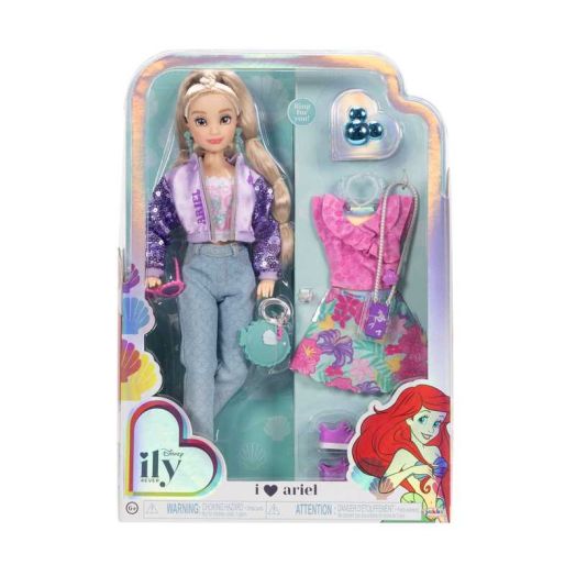 Disney Ily 4EVER I Love Ariel 12 inch Fashion Forward Doll with 2 Gorgeous Fashion Outfits