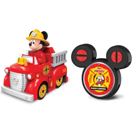 Disney Junior Mickey's 5.5" Full-Function Remote Control Firetruck, R/C Vehicle, Children Ages 3 years and up