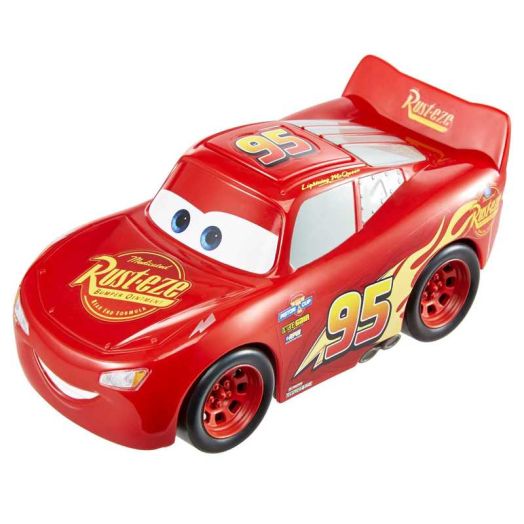 Disney Pixar Cars Carro de Juguete Parlante Lightning McQueen, Vehículo de Juego Coleccionable de 5.5 Pulgadas