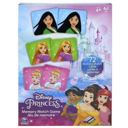 Disney Princess 72-Piece Match Game - Kid's Educational Game