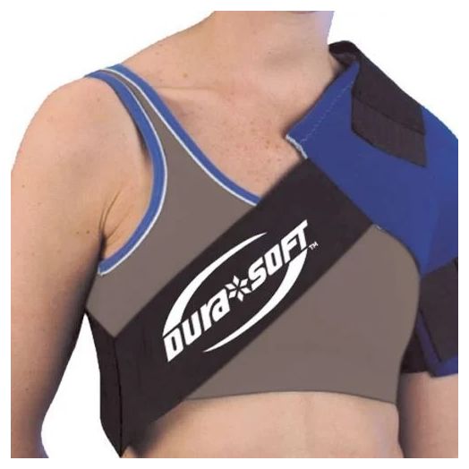 DJO Global DonJoy Dura*Soft Shoulder Wrap, 12 x 13 Inch with 2 Ice Inserts