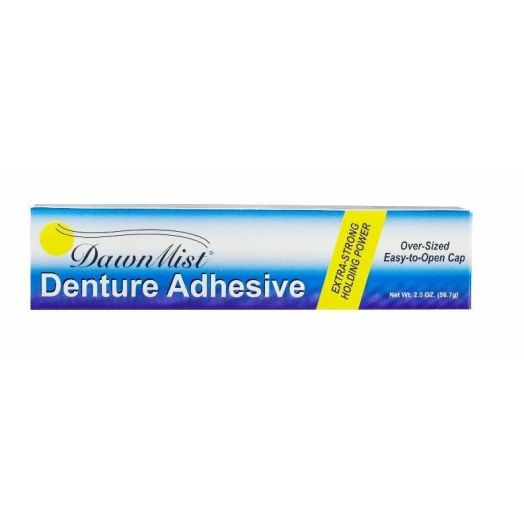 Donovan Industries DawnMist Denture Adhesive Cream, 2 oz. Tube